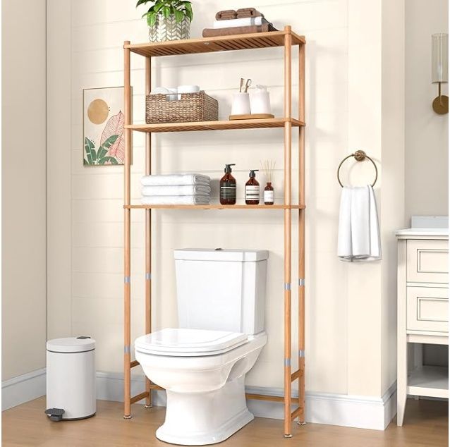 PERFNIQUE Over The Toilet Storage, 3-Tier