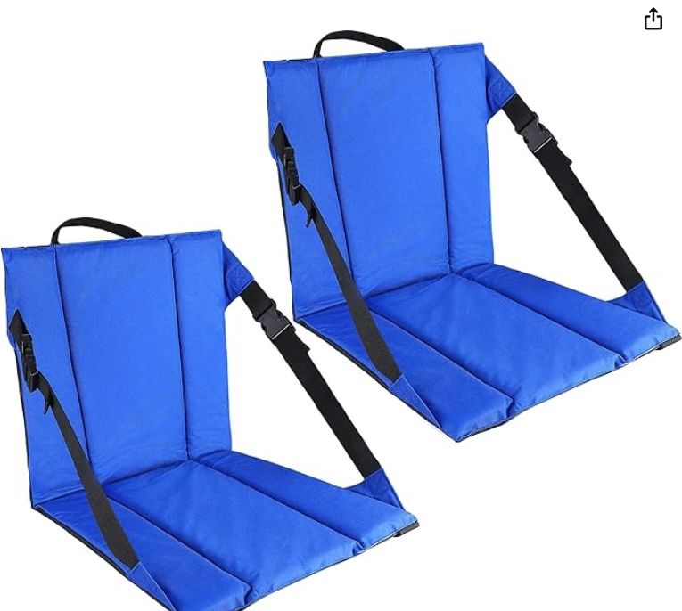 CAMPHILL 2PCS Portable Stadium Seat Cushion