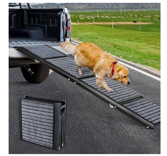 Dog Car Ramps Large Dogs,Foldable Dog SUV &amp; Truck , 71&quot;