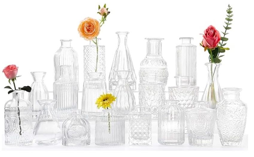 Vases for Flowers, Set of 20 Vintage