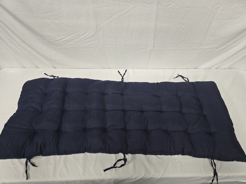 Navy chair cushion 20 x 48 inches Navy chair cushion 20 x 48 inches