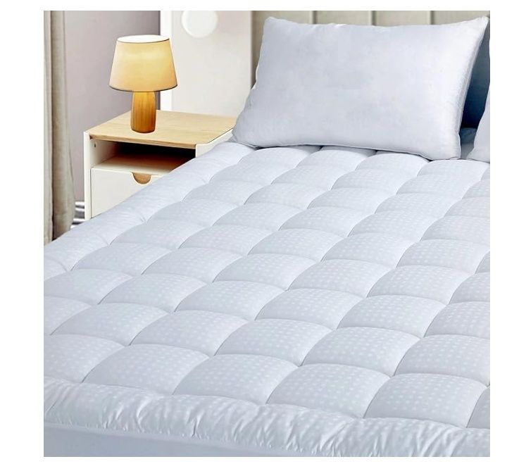 BETENWEL Queen Size Mattress Pad Pillow Top Mattress Cover