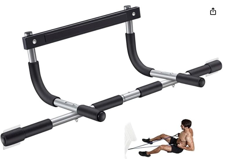 Ally Peaks Pull Up Bar for Doorway | Thickened Steel Max Limit 440 lbs