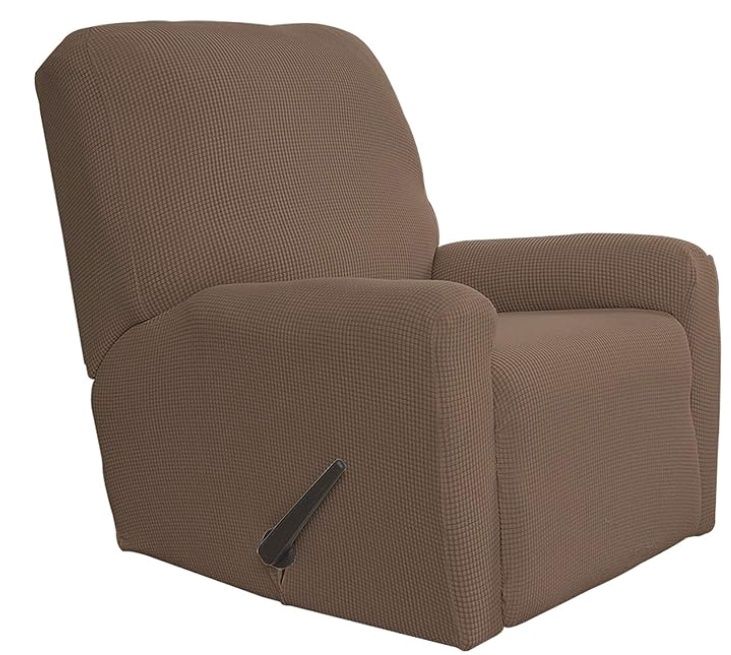 Easy-Going Recliner Stretch Sofa Slipcover Sofa Cover 4-Pieces Furniture Protector Couch Soft