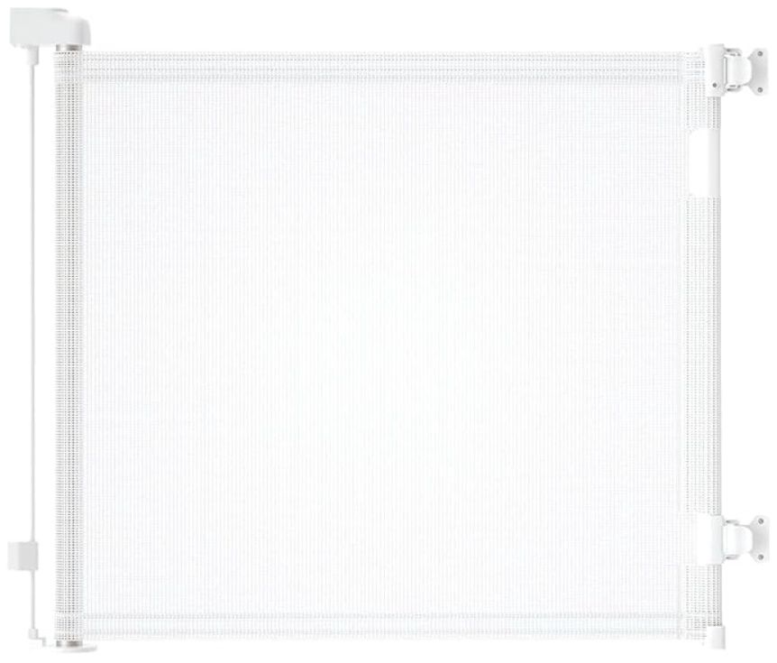 Retractable Baby Gates for Stairs, 55 Wide Mesh Dog Gate for Doorways, 33.6&quot;