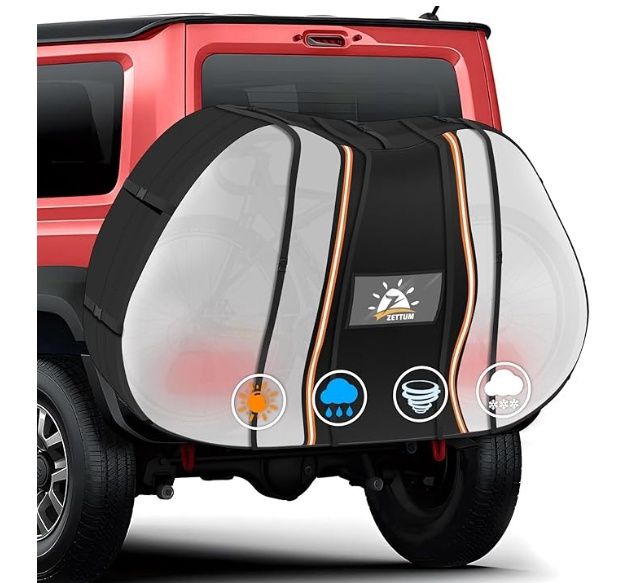 Zettum Bike Cover for Transport 2 Bike - 600D Travel Bikes Cover