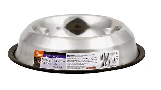 Hartz Feeding Dish For Dogs Stainless Steel - 32 Oz