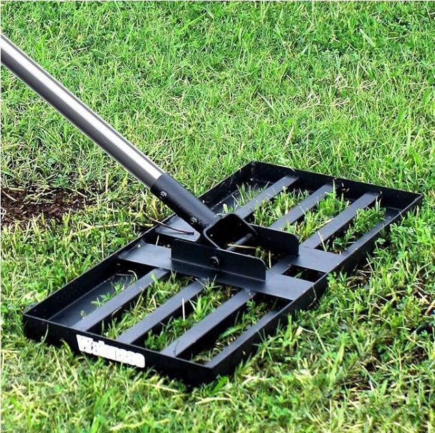 Walensee Lawn Leveling Rake, 6.5FT 17"x10" Levelawn Tool