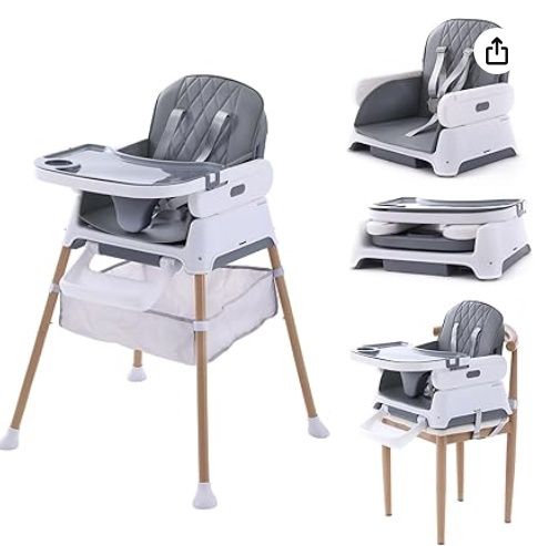 3 in 1 Baby High Chair, Convertible Baby High Chairs for Babies