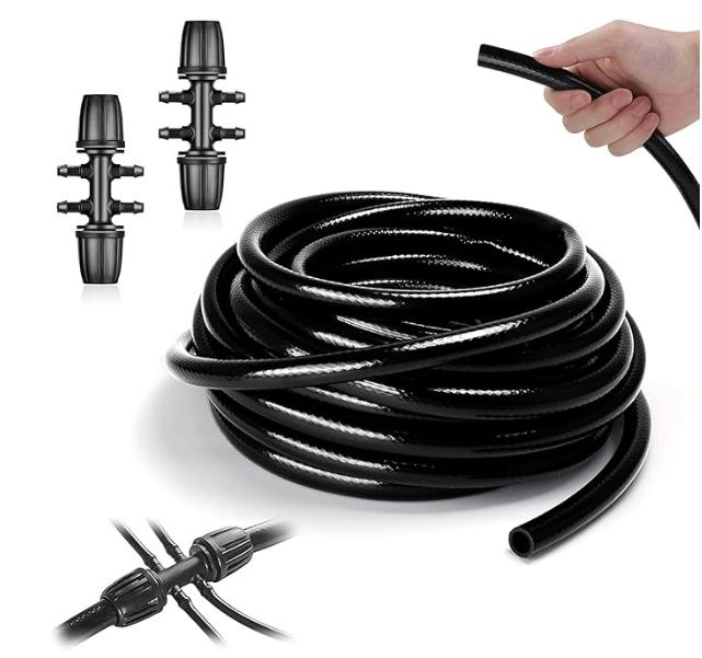 Shoyisenka 26 FT 1/2 Inch Drip Irrigation Tubing Kit
