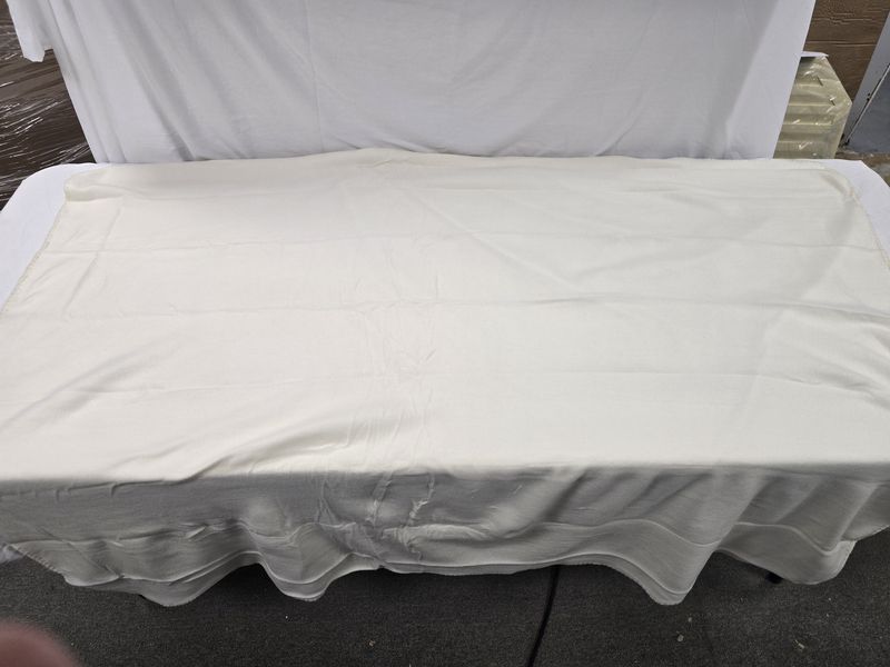 5ft x 48&quot; baby blanket 100% polyester with stitched ends