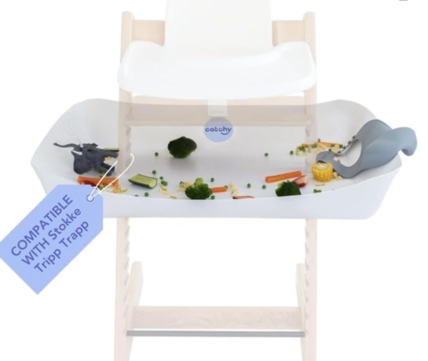 CATCHY - Food Catcher - Compatible with Stokke Tripp Trapp High Chair + 11 Other High Chairs