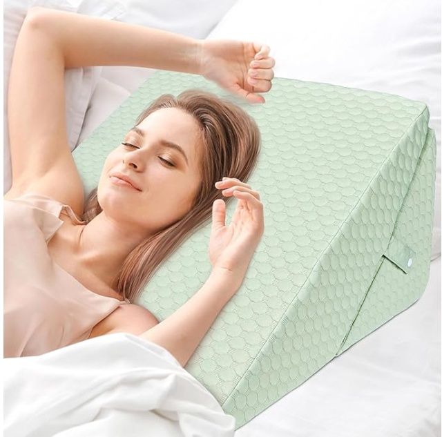 COOLBEBE Wedge Pillows for Adults, Adjustable Folding Wedge for Snoring