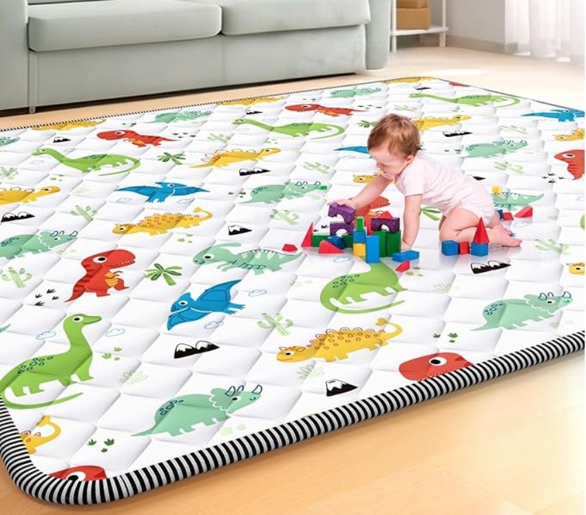 Palopalo Baby Play Mat for Floor, 79x71 inch Extra Large Play Mat for Playpen
