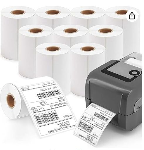4X6 Thermal Labels, Shipping Labels Strong Adhesive, Thermal Label 4X6 10 rolls