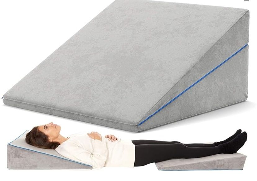 Bed Wedge Pillow – 3 in 1 Support - Adjustable to 4.5, 7.5 &amp; 12 Inches – Combination Zipper