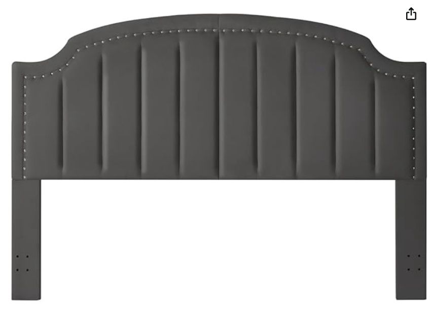 24KF Velvet Fabric King/California King Headboard