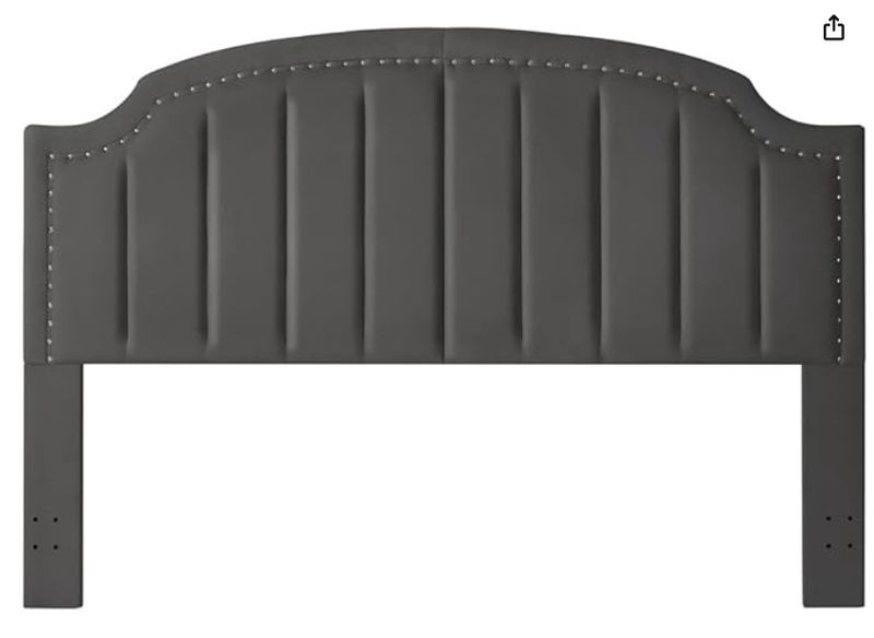 24KF Velvet Fabric King/California King Headboard