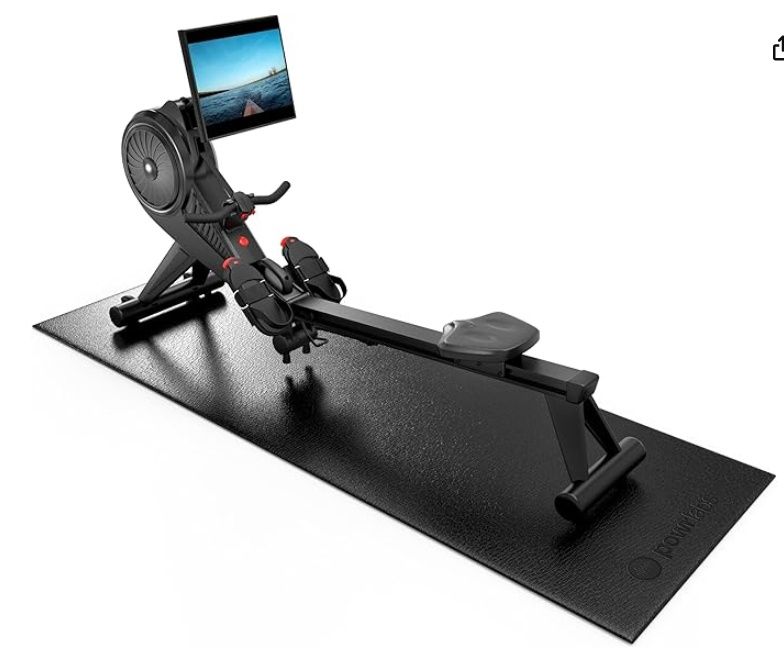 Powr Labs Rowing Machine Mat, Treadmill Mat 36&quot; x 102&quot;
