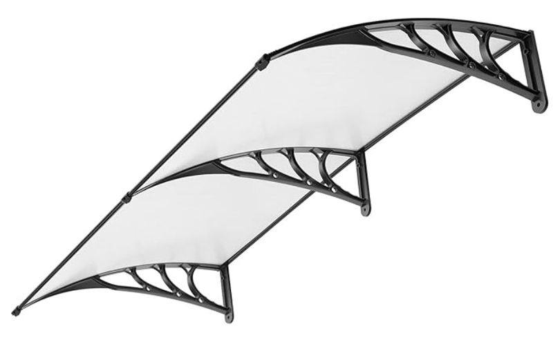 VIVOHOME Polycarbonate Window Door Awning 40 x 40