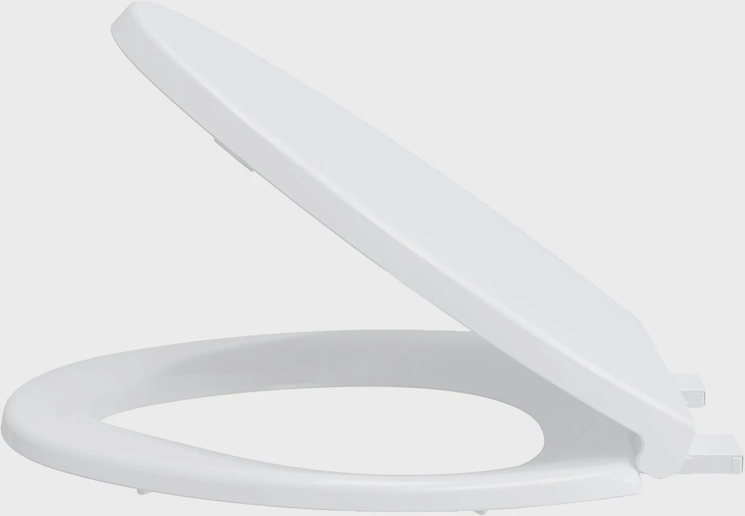 GARVEE Full-Flat Toilet Seat Cover with Quick-Release Lid with Seamless Slow