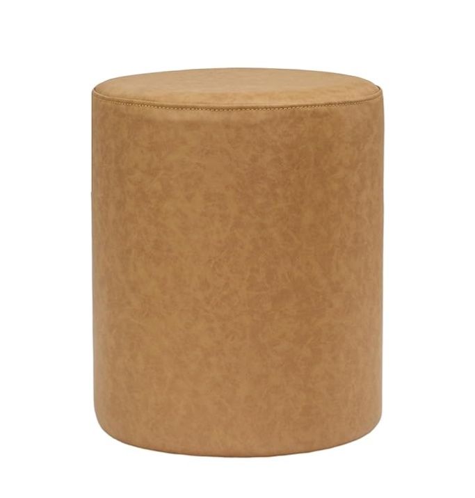 Get Set Style Modern Round Ottoman leather MSRP $150.00