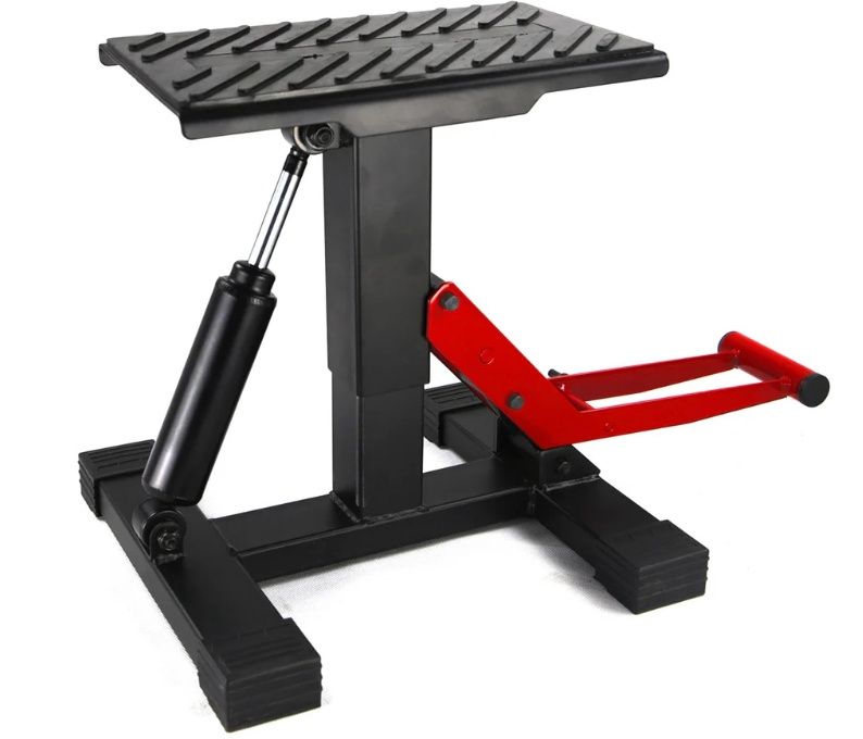 Garvee Dirt Bike Lift Stand, Hydraulic Motorcycle Lift Stand 440 Lbs Capacity