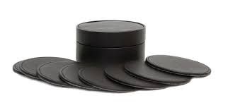 Ashlin® DESIGNER | STRATFORD Executive Round Coaster with case and bag