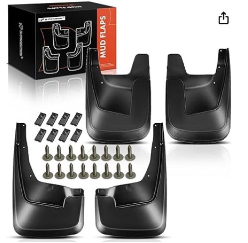 Dodge Ram 1500 2019-2022 Pickup (Without Fender Flares), Front and Rear