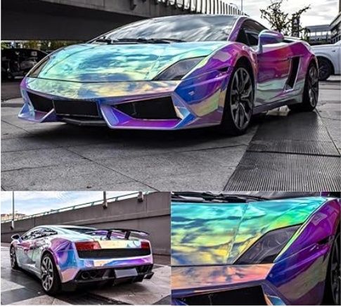 Holographic Rainbow , 53&quot; x 708.6&quot;