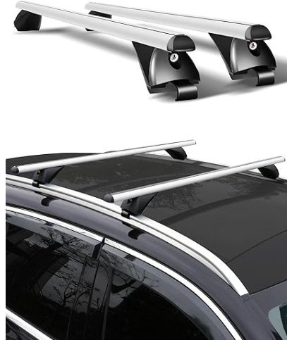 Komsepor Car Roof Rack Cross Bars 49” Thick Aluminum Crossbars Universal
