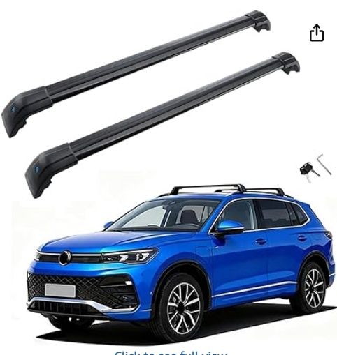 VW Tiguan 2018 2019 2020 2021 2022 2023 Roof Rack Rail