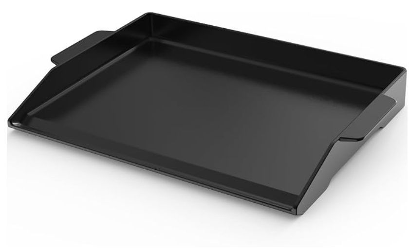 Onlyfire Universal Cast Iron Cooking Griddle, Pre-Seasoned Nonstick