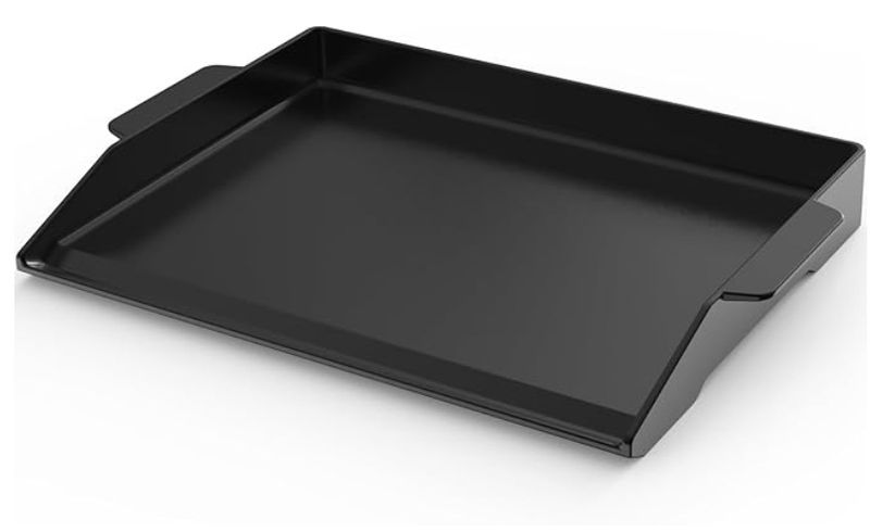 Onlyfire Universal Cast Iron Cooking Griddle, Pre-Seasoned Nonstick