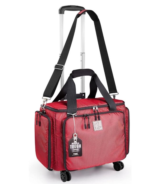 Rolling Sewing Machine Bag with Universal Wheels,Sewing Machine Carrying Case