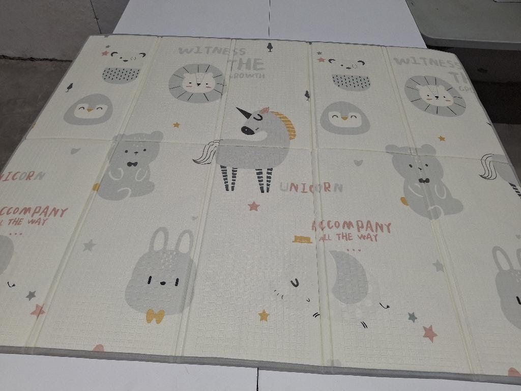 ZEEBABA Large Baby Play Mat - 71x59in Floor Playmat for Kids Infant Toddler