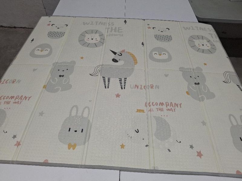 ZEEBABA Large Baby Play Mat - 71x59in Floor Playmat for Kids Infant Toddler