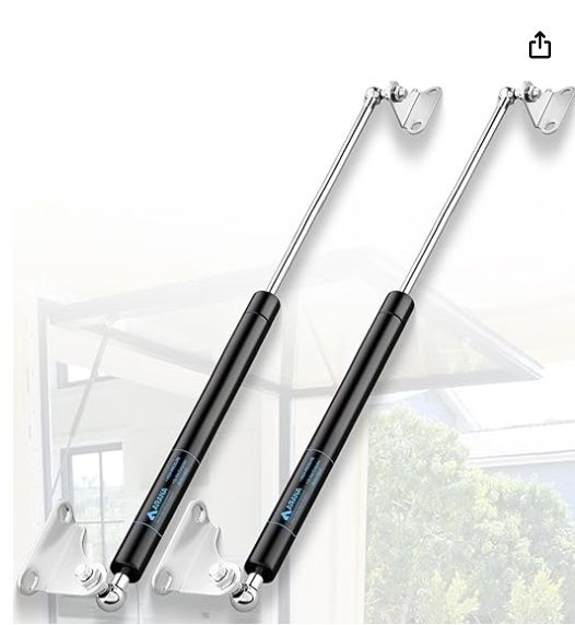 ARANA 25 inch 35 LB Gas Struts Shocks Lift-Support Gas Spring with Mounting Brackets