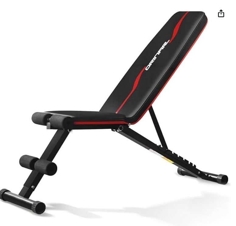 Weight Bench Press, 880 LB Strength Training Adjustable Workout Benches