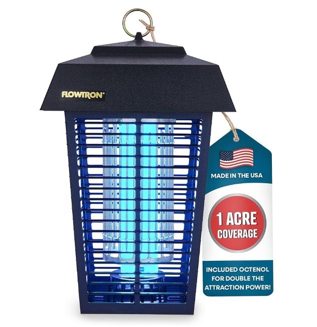 Flowtron Bug Zapper, 1 Acre of Outdoor Coverage with Powerful 40W Bulb &amp; 5600V
