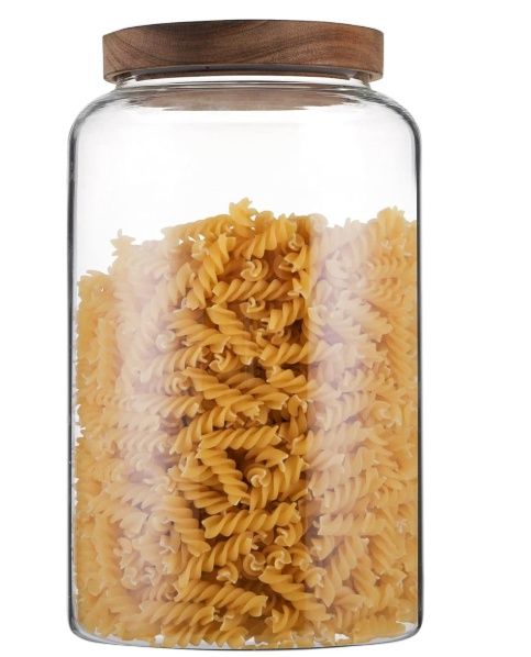 Bekith 100 FL OZ (2500ml) x 3 Large Glass Food Storage Jars