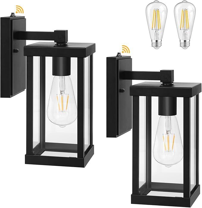 2-PACK Dusk to Dawn Outdoor Light Fixture Wall Mount