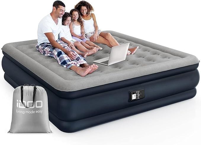 iDOO Air Mattress Queen 80x60x15in