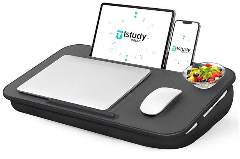 Lap Desk-Istudyniture Portable Laptop Desk with Washable Cushion-Laptop Table