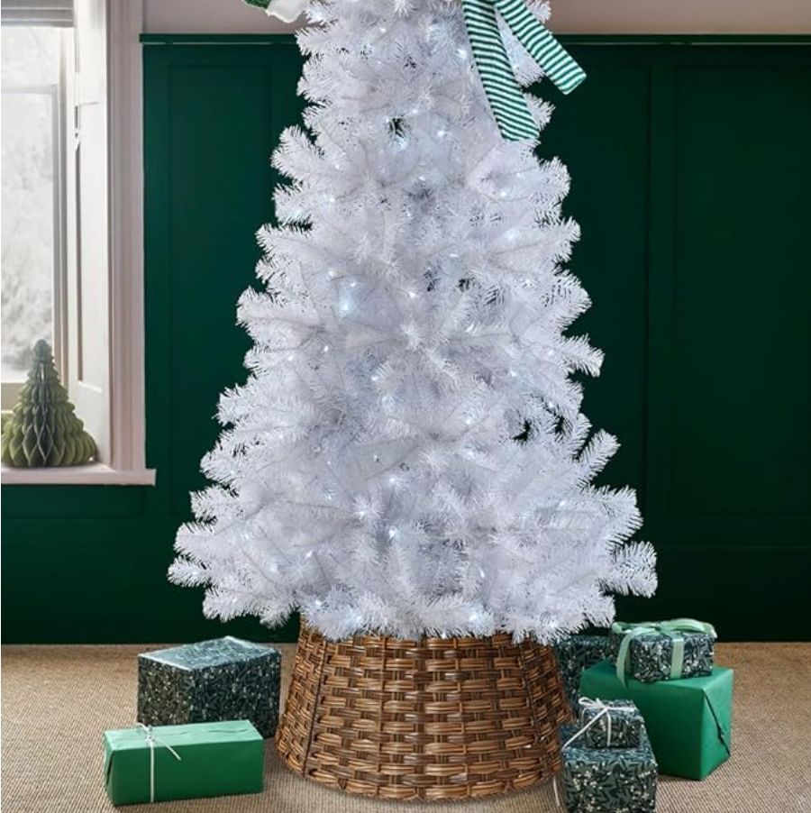 QUZHQZHQS Detachable Christmas Tree Skirt