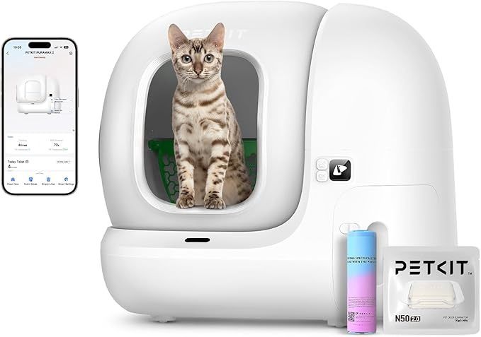 PETKIT PuraMax 2 Automatic Self-Cleaning Cat Litter Box, with Anti-Leakage