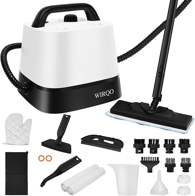 Steam Cleaner with 24-Piece Attachments, Multipurpose Portable Steamer Mop for Home