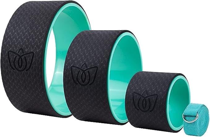 Florensi Yoga Wheel, Back Roller for Muscle Relaxation, Stretching Back Wheel for Pain Relief