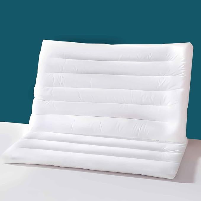 6.5cm Ultra Flat Thin Pillows for Sleeping Standard Size Set of 2 Pack, Slim Soft Bed Pillow