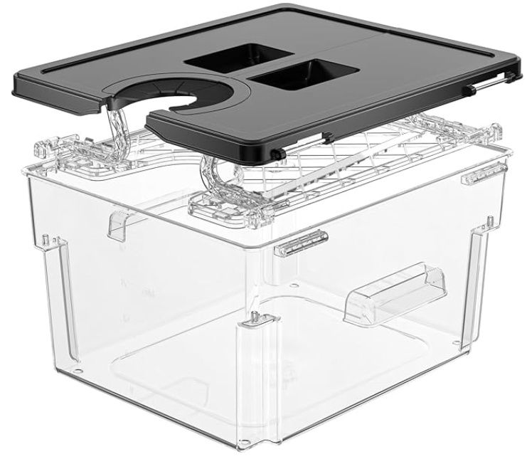 Container with Lid Sous Vide Containers with Rack 11L Slow Cooker
